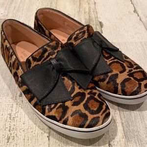 Kate Spade Delise cowhide leopard sneakers. Size 8.